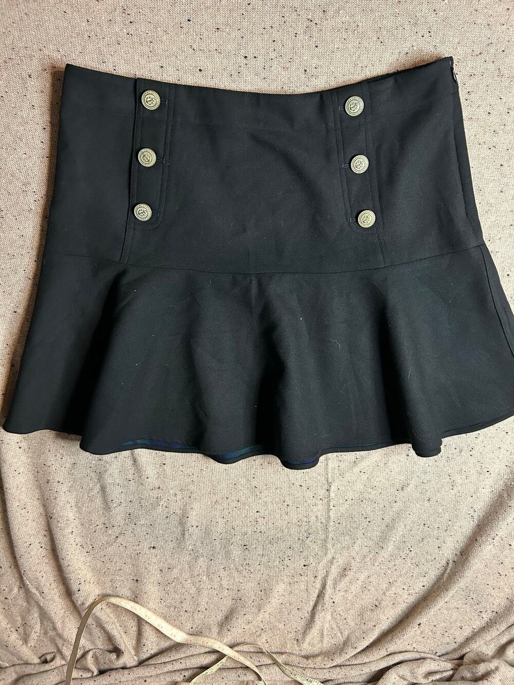 Vineyard Vines Women’s Size 12 Black Skirt Plaid Lining Preppy Classic